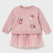 Mayoral baby girl's jumper & dress set - 02820.