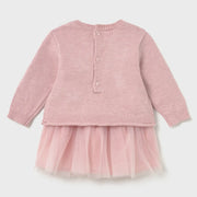 Rear view of the Mayoral jumper & dress set.