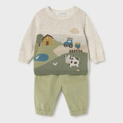 Mayoral baby boy's jumper & trousers - 02533.