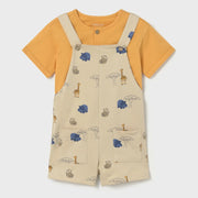 Mayoral baby boy's dungarees set - 01664.