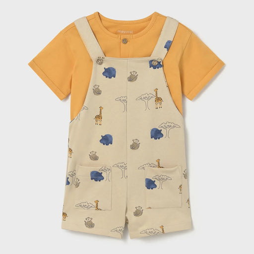 Mayoral baby boy's dungarees set - 01664.