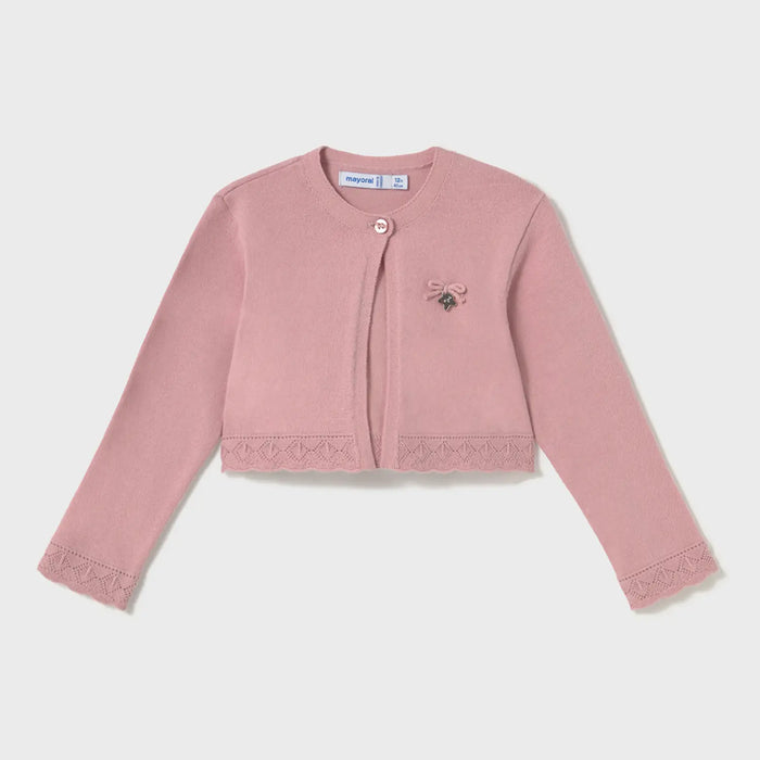 Mayoral pink knitted cardigan - 00302.