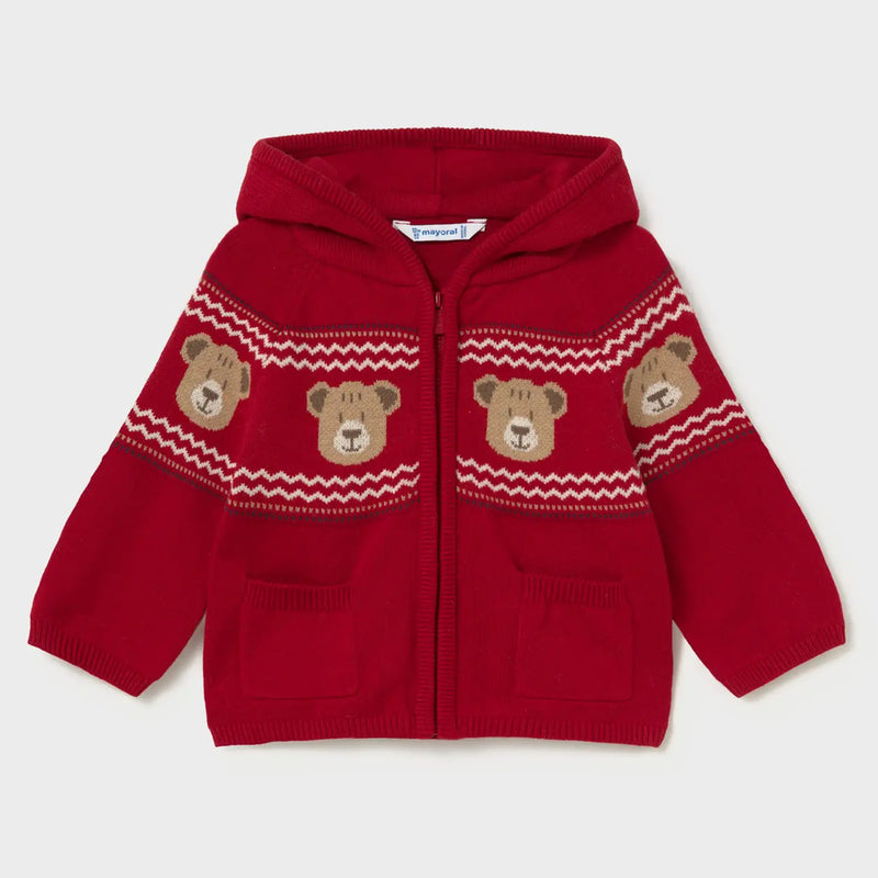 Mayoral baby boy's knitted cardigan - 02380.