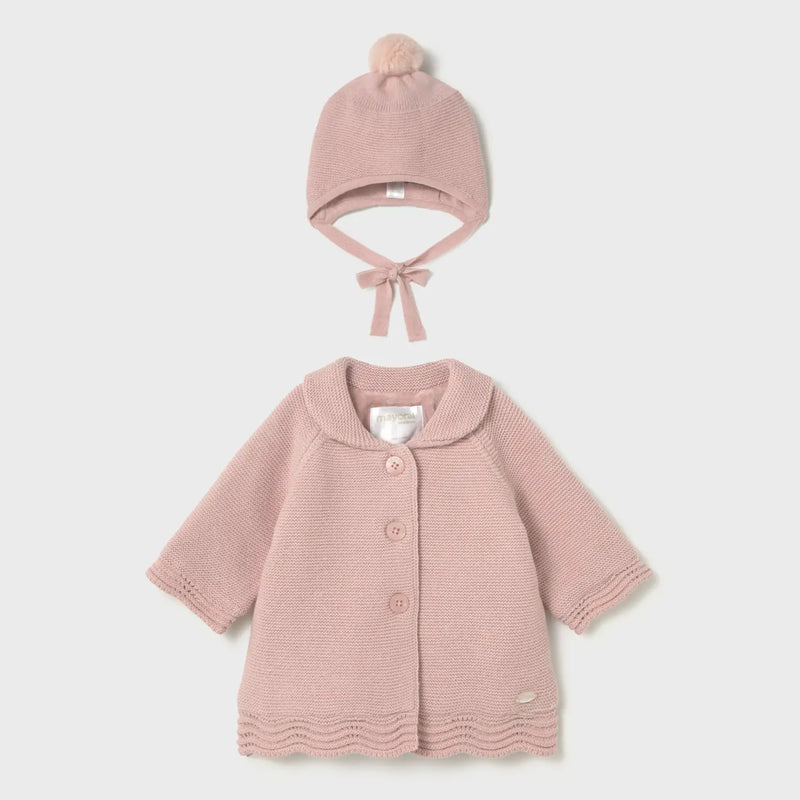 Mayoral baby girl's knitted coat - 02403.