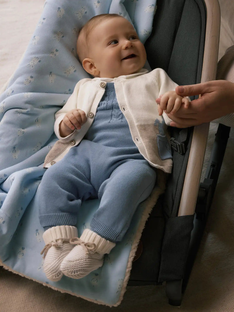 Mayoral Knitted Dungarees Set