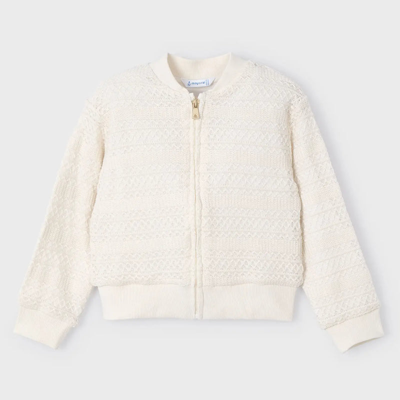 Mayoral cream knitted jacket - 03409.