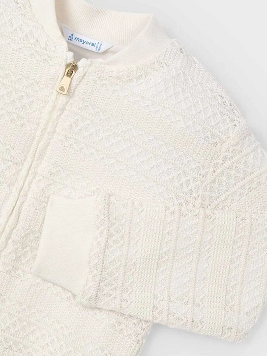 Mayoral Knitted Jacket - Cream