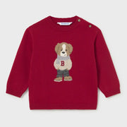 Mayoral red knitted jumper - 02377.