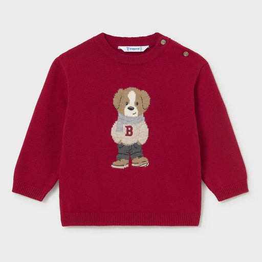 Mayoral red knitted jumper - 02377.