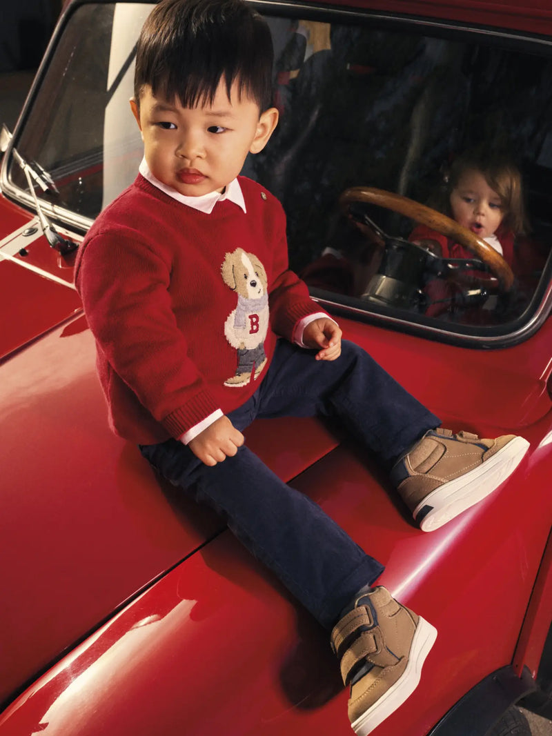 Mayoral Knitted Jumper - Red