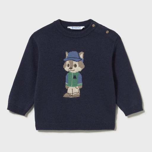 Mayoral baby boy's knitted jumper - 02377.