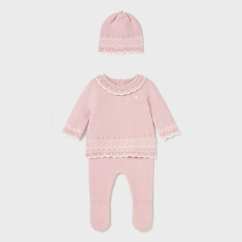Mayoral baby girl's knitted leg warmer set - 02556.
