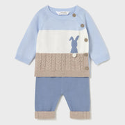 Mayoral baby boy's knitted set - 02569.