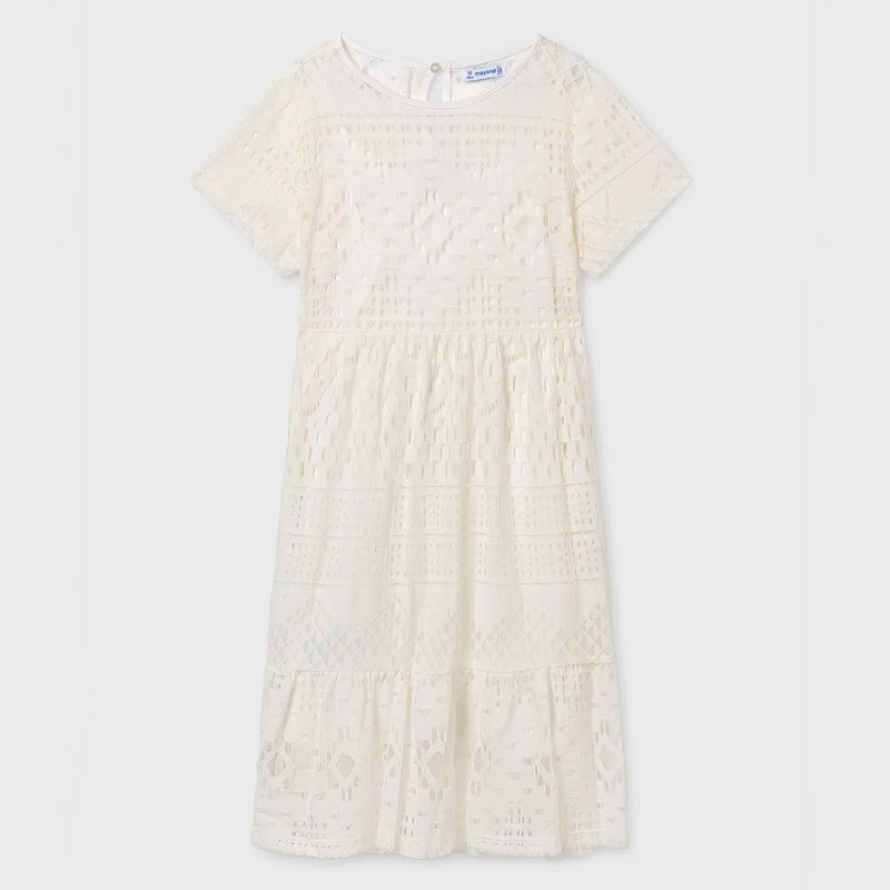 Mayoral girl's lace dress - 06904.