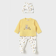 Mayoral yellow leg warmer set - 01557.