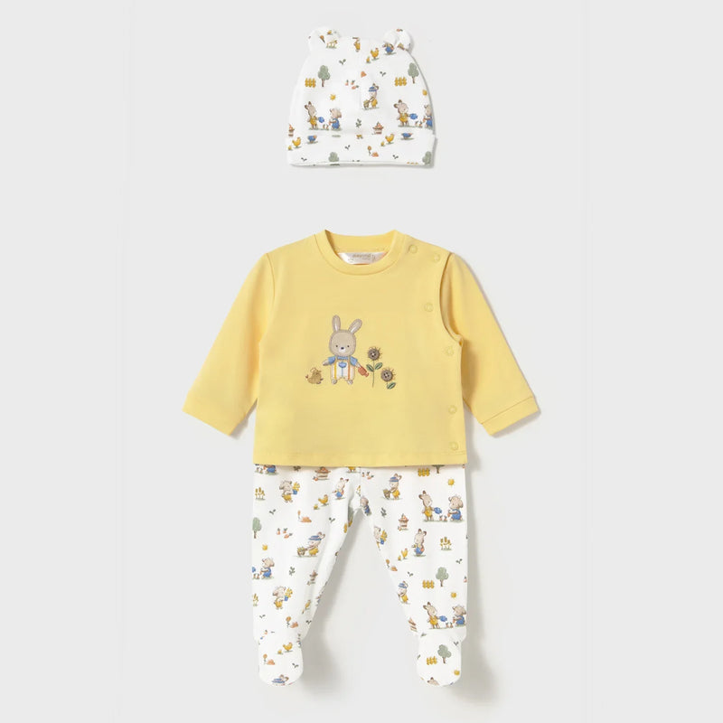 Mayoral yellow leg warmer set - 01557.