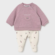 Mayoral girl's mauve leg warmer set - 02514.