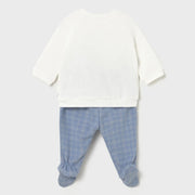 Rear view of the Mayoral leg warmer set.