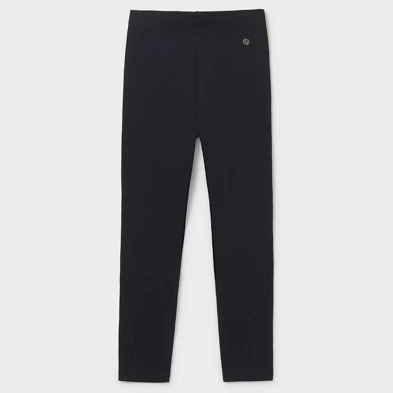 Mayoral girl's black leggings - 00722.