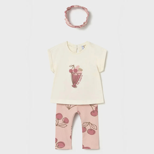 Mayoral baby girl's leggings & headband - 01750.