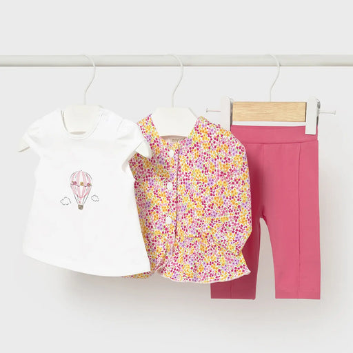 Mayoral baby girl's leggings set - 01732.