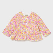 Mayoral ditsy print button up top.