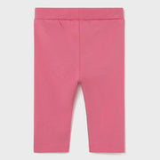Baby girl's pink leggings.