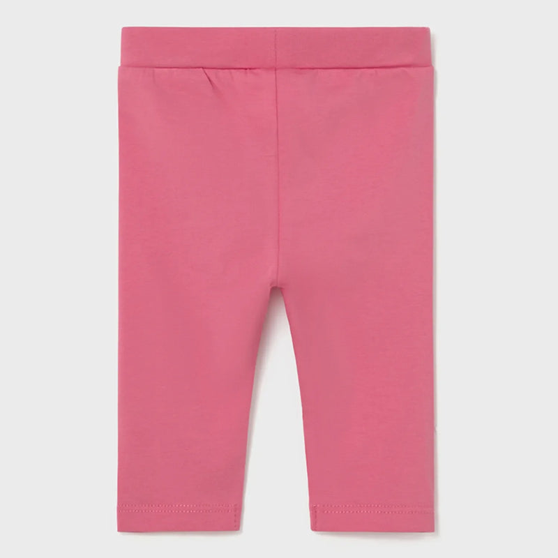 Baby girl's pink leggings.