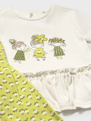 Closer view of the Mayoral leggings set.