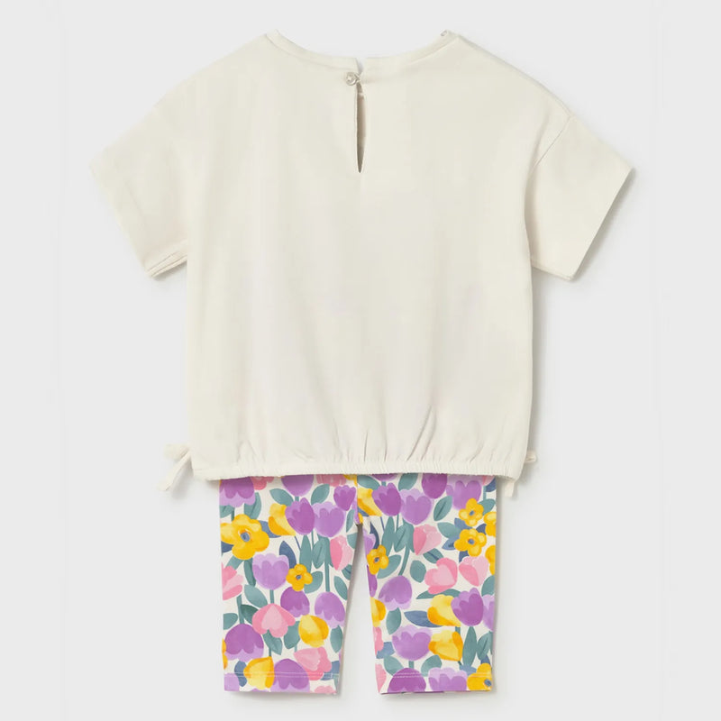 Mayoral Tulip Print Leggings Set