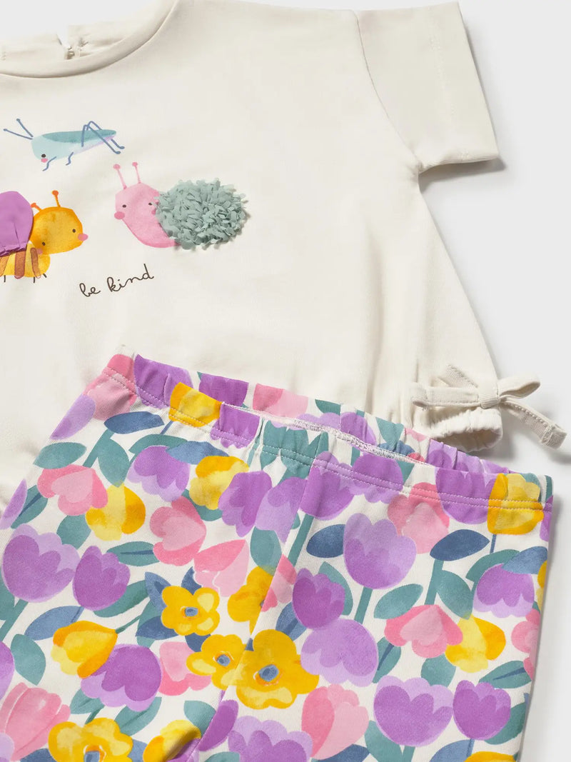 Mayoral Tulip Print Leggings Set