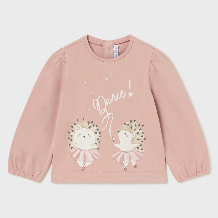 Mayoral blush pink sweatshirt.