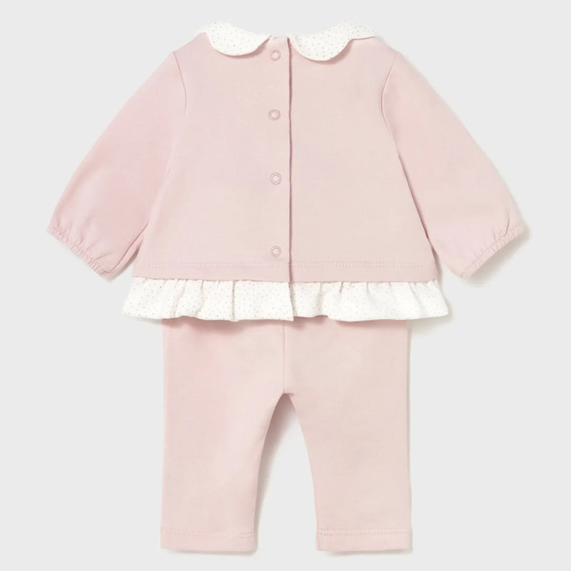 Back of the Mayoral pink leggings set.