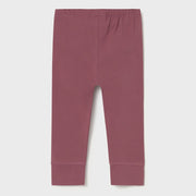 Mayoral baby girl's dark pink leggings.