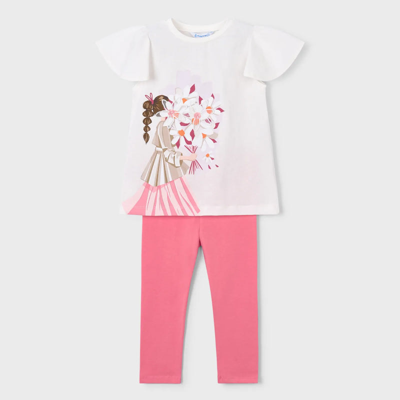 Mayoral Leggings Set - Camellia