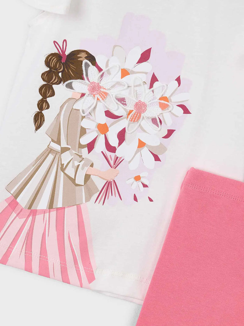 Mayoral Leggings Set - Camellia