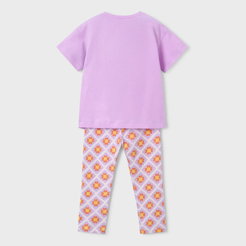 Mayoral Leggings Set - Lilac