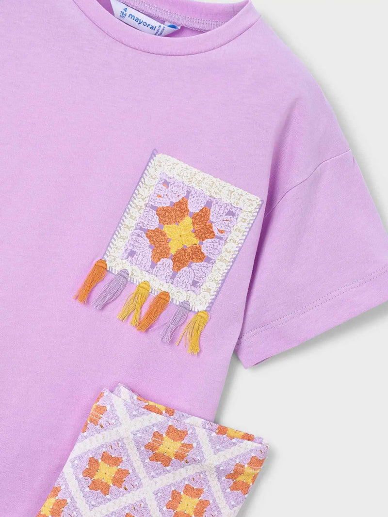 Mayoral Leggings Set - Lilac