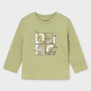 Mayoral baby boy's long sleeve dino t-shirt - 02006.
