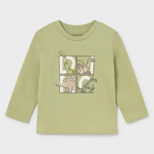 Mayoral baby boy's long sleeve dino t-shirt - 02006.