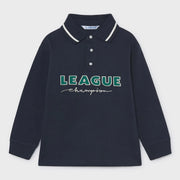 Mayoral boy's long sleeve polo shirt - 04139.