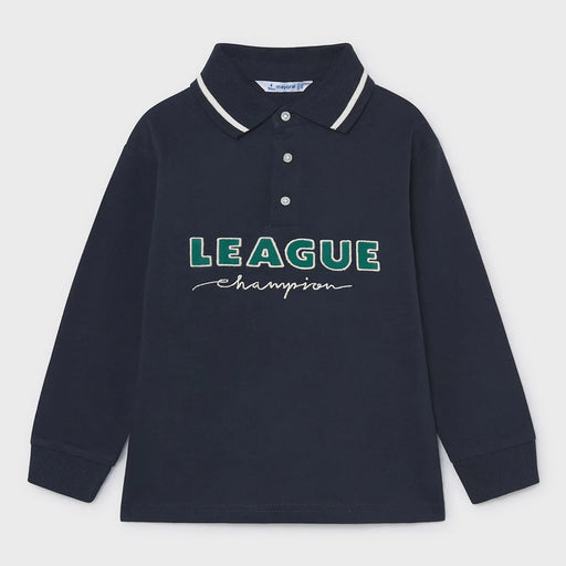 Mayoral boy's long sleeve polo shirt - 04139.