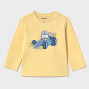 Mayoral baby boy's long sleeve race car t-shirt - 02008.