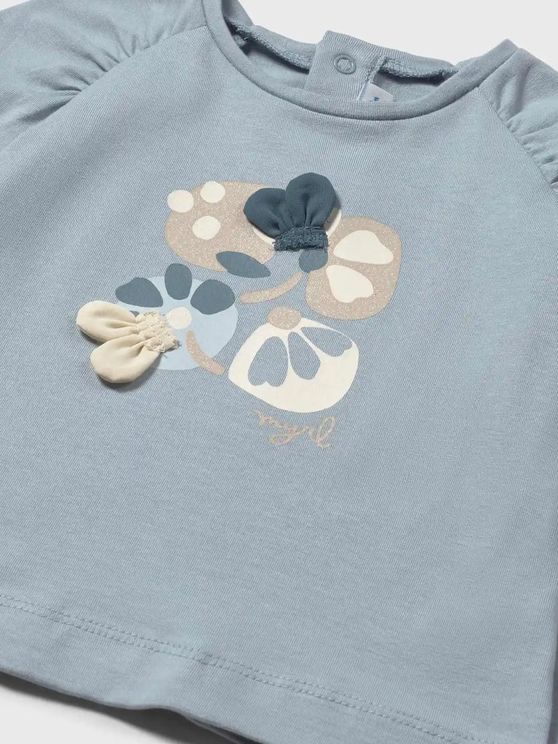 Closer look at the Mayoral long sleeve t-shirt.