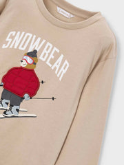 Closer view of the Mayoral long sleeve t-shirt.