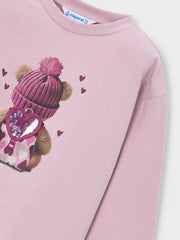 Closer view of the Mayoral long sleeve t-shirt.