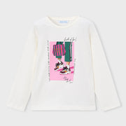 Mayoral girl's long sleeve t-shirt - 04031.