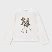 Mayoral girl's long sleeve t-shirt - 04033.