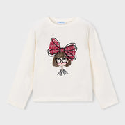 Mayoral girl's long sleeve t-shirt - 04034.