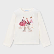 Mayoral girl's long sleeve t-shirt - 04035.